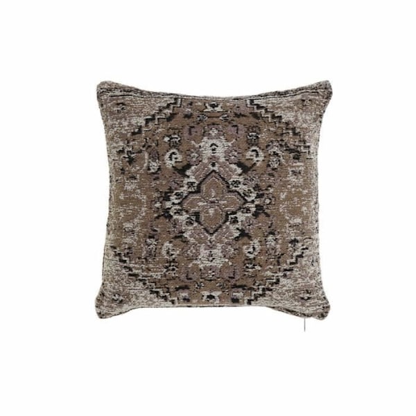 kudde svart brun 45 x 12 x 45 cm vit