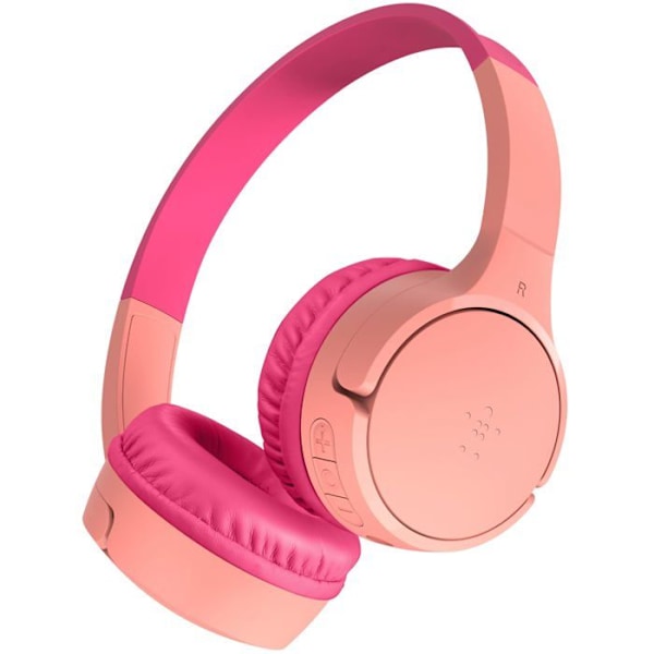 Børnehovedtelefoner - BELKIN - Soundform Mini - Rosa - Kablet - Over øret Rosa