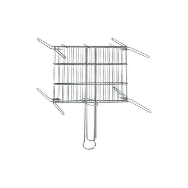 Dobbelt grill - Zink - 45x45cm - Praktisk - Sanitær - Nem at bruge