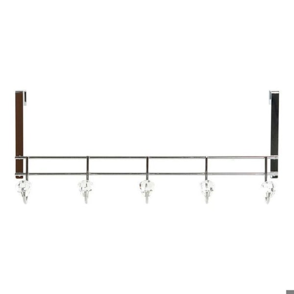 Klädhängare - DKD Home Decor - Metall - Transparent/Argent - Modern Design - Att Hänga upp transparent/silver
