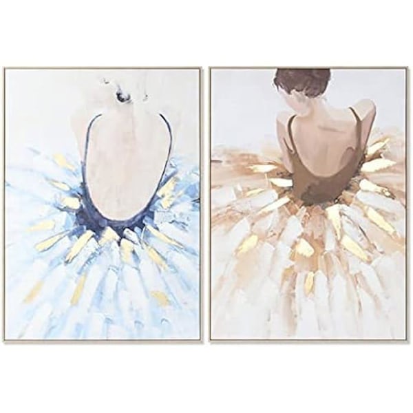 Maalaus - DKD HOME DECOR - Estándar - Monivärinen - 100 x 4 x 140 cm - Sisä mångfärgad