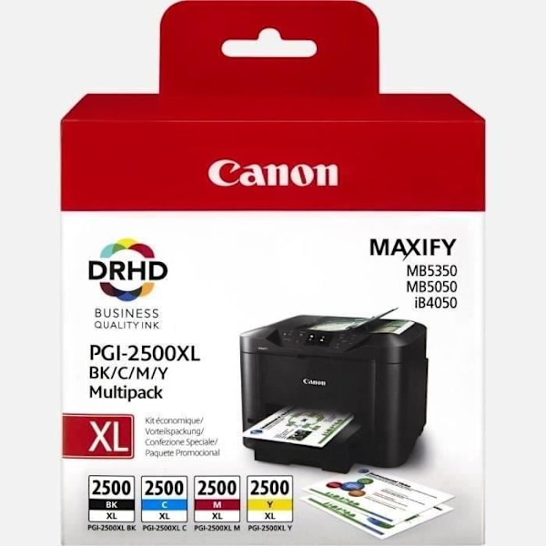 Canon PGI-2500 XL mustepatruunat - 4 värin pakkaus