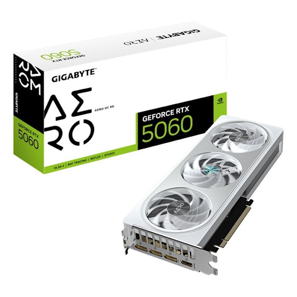 Gigabyte GeForce RTX 5060 AERO Valkoinen