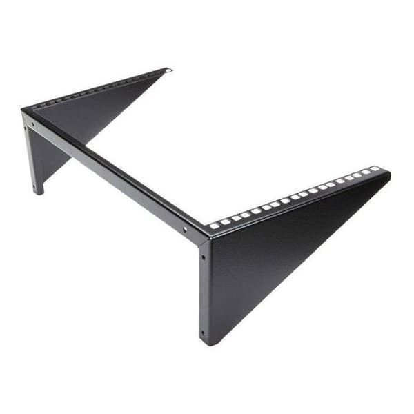 Tukimural - STARTECH - Rack 6U 19in - Kova teräs - Seinälle asennettava - Musta