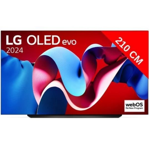 LG OLED TV 4K 210cm OLED83C4 evo 210cm 4K webOS TV Ruskea