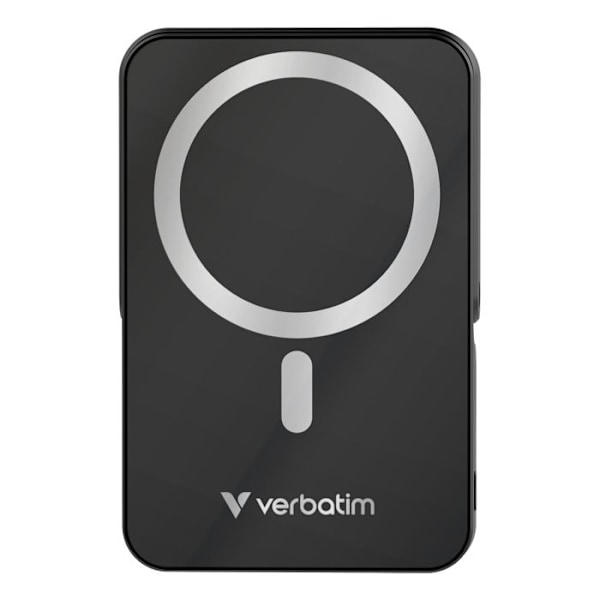 Batteri Ekstern - VERBATIM - Charge 'n' Go - 10 000 mAh - MagSafe - Hurtigopladning PD 22 W