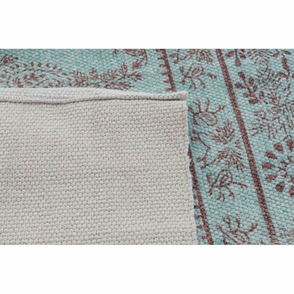 Tapis polyester arabisk DKD Home Decor 120x180x0,4 cm (x2) Blå grön