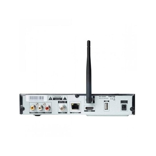 FONESTAR RDS-585WHD Full HD satellitmottagare, WiFi, HDMI, USB, analog AV- och Ethernet-anslutningar, mediaspelare. NOTERA