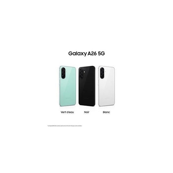 SAMSUNG Galaxy A26 5G älypuhelin 128 Gt Valkoinen Vit