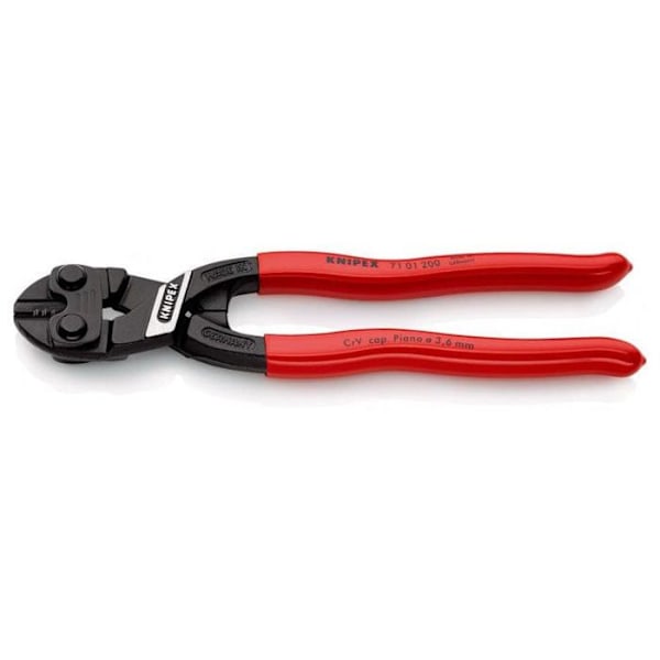 Boltsaks - KNIPEX - 71 01 200 - 200mm - Krom vanadium stål - Sort
