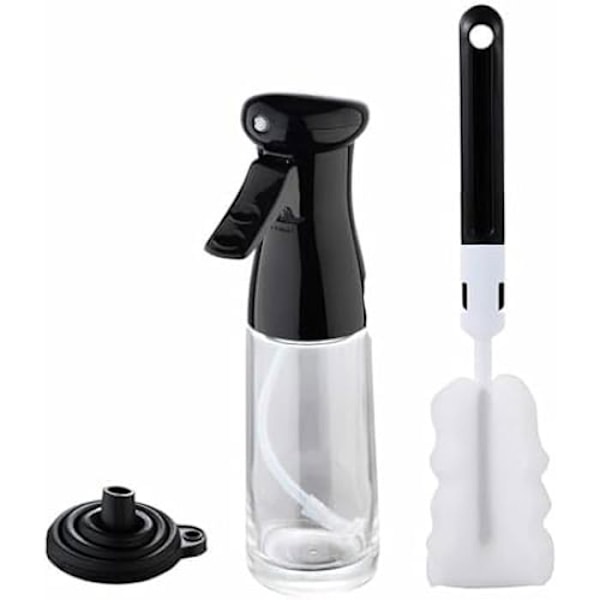 Oljeflaskset - MASTERPRO - 3 delar - 200 ml - Glas och silikon - Tål maskindisk Flerfärgad