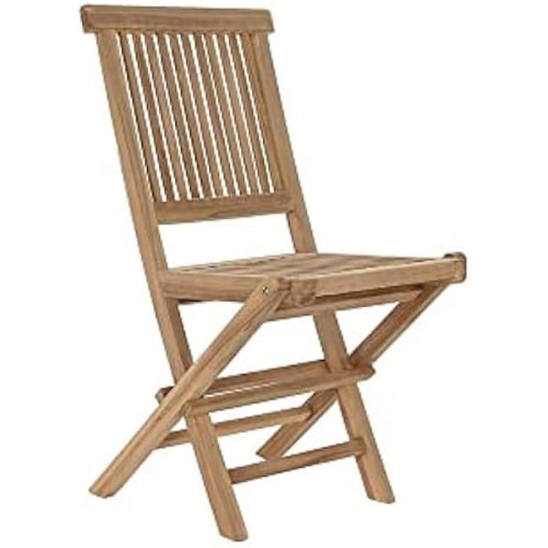 Trädgårdsstol - DKD Heminredning - Teak - Brun - 1-sits - Modern design kastanj