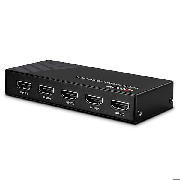 HDMI-switch - LINDY - 5 porte - Høj kvalitet - Kompakt - 3840 x 2160 pixels