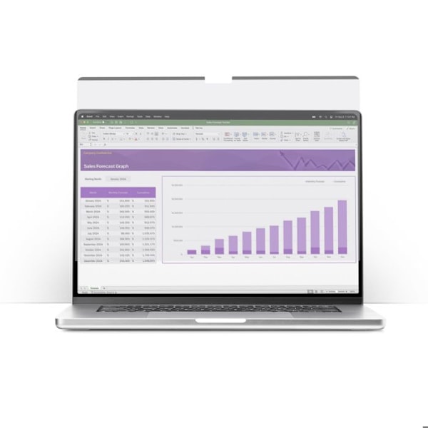 StarTech.com Yksityisyyssuodatin MacBook Air M2/M3 13", Irrotettava ja Kääntyvä Heijastamaton Suodatin, Näytön Suojaaja