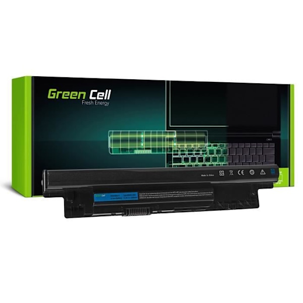 Grøn cellebatteri Dell MR90Y til Dell Inspiron 15 3521 3537 3542 3543 15R 5521 5537 17R 5721 5737 5749 3721 3737 15 3531 3541