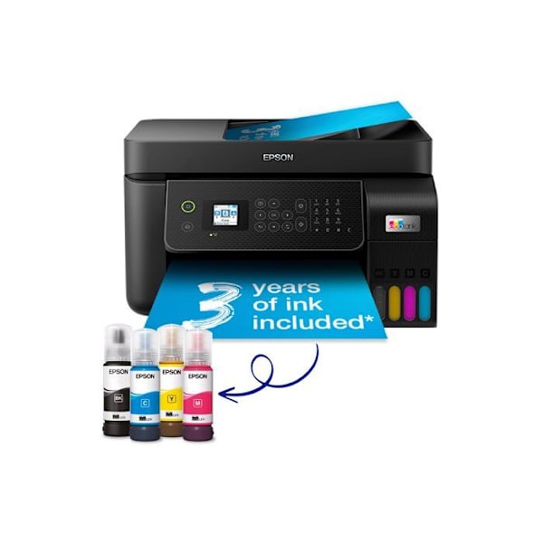 Multifunktionsprinter - EPSON - Ecotank Et-4800 - Inkjet - Trådløs - Sort