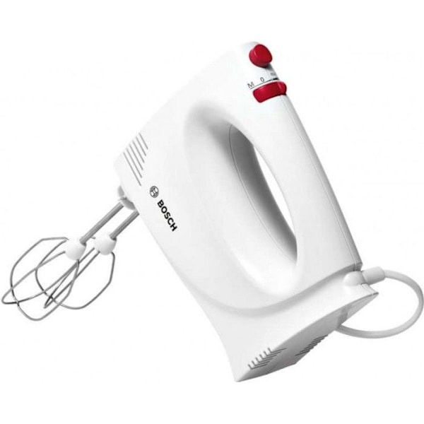 Batteur - BOSCH - MFQP1000 - 300 W - 2 hastigheder + turbo - 2 rustfrie piskeris