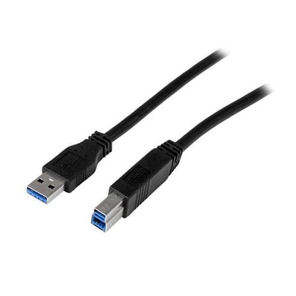 USB 3.0 A–B -sertifioitu kaapeli - STARTECH.COM - 1 m - Musta