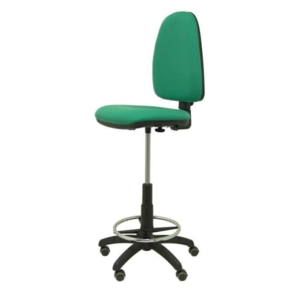Ayna bali ergonominen jakkara parkettipyörillä - PIQUERAS Y CRESPO - Ayna Stool malli - Vihreä - Kangas