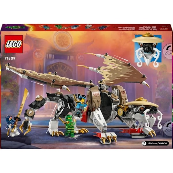 LEGO® 71809 NINJAGO er lig med Dragemesteren, Ninja-legetøj med 5 Ninja-minifigurer inklusive Lloyd og Nya-karakterer Flerfarvet
