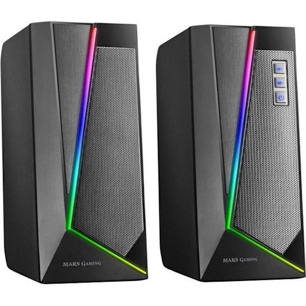 Högtalare - Mars Gaming - MS7 Black - Bluetooth 5.0 - DSP Sound 20W - Dynamic RGB Svart