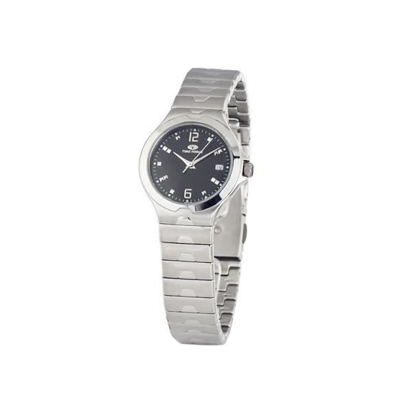 Time Force TF2580L-01M Dameur - Quartz - Sort - Stål - Ø 28 mm