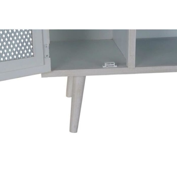 TV-møbel Thyann White MDF Wood (110 x 61 x 41 cm)