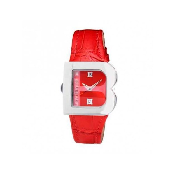 Dameur - Laura Biagiotti - LB0001L-05 - Rød Læder - Quartz - 33 mm Röd