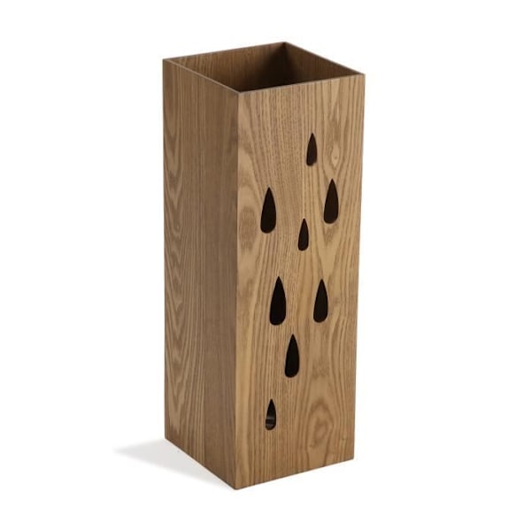 Moderne MDF Træ Paraply Stand - Brun - Versa - 48 x 22 x 22 cm kastanj