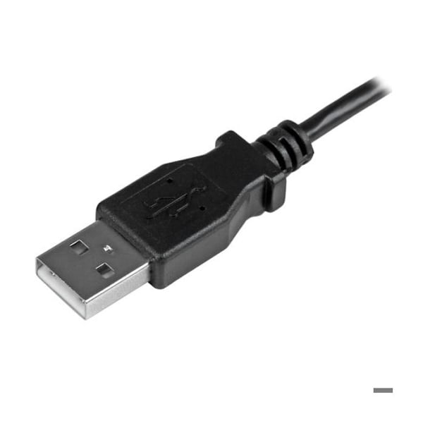 STARTECH Micro USB-A - Micro USB-B -kaapeli, vasen kulma M/M - 0,25 mm - 2m