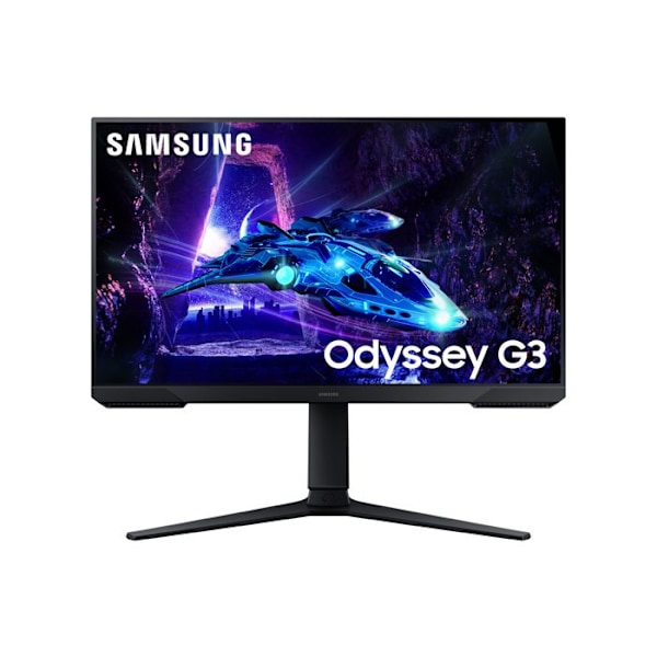 - Samsung - Samsung Odyssey G3 S24DG302EU - G30D Serien - LED-skærm - spil - 24" - 1920 x 1080 Full HD (1080p) 180 Hz - VA - 250 Sort