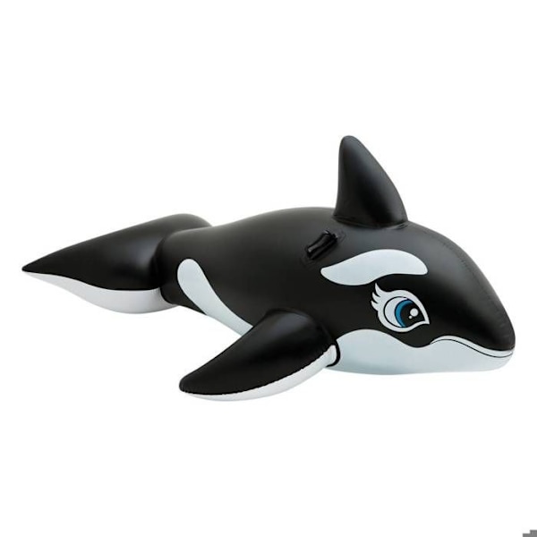 Ride-on Whale - Intex - Stor - 193 x 119 cm - PVC - För barn från 3 år Svart
