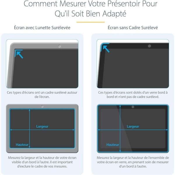 Filtrér fortrolighed - STARTECH - PRIVACY-SCREEN-185M - 18,5 tommer - Antimikrobiel - Reducering af blåt lys