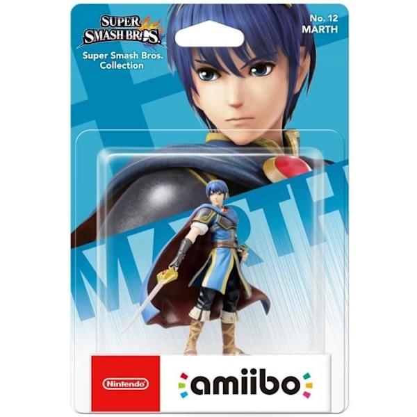 Amiibo Figuuri - Marth N°12 • Super Smash Bros. Collection.