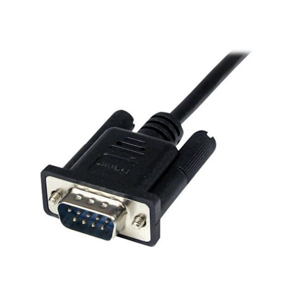 Serial RS232 DB9 Crossover Null Modeemi Kaapeli - STARTECH.COM - 2 m - Musta