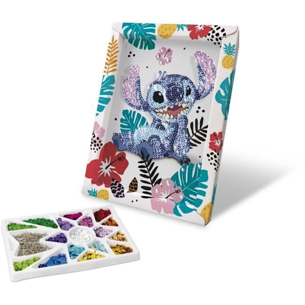 Samling med perler STITCH, Kreationsspil, Disney Stitch sæt, Fra 7 år, LANSAY FLERFÄRGAD
