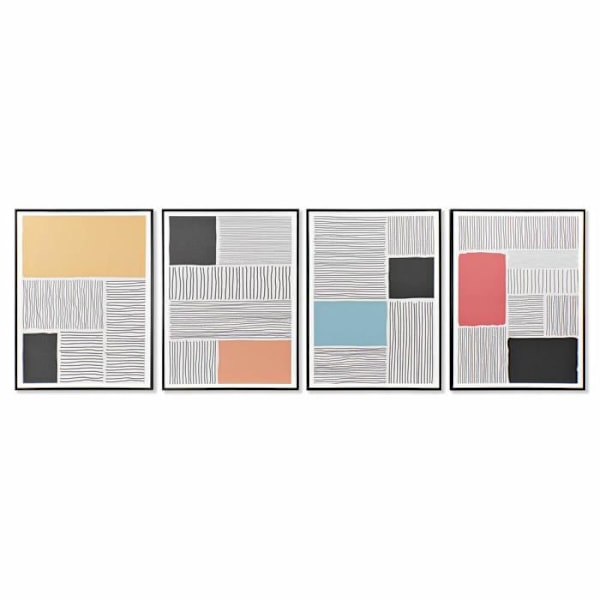 abstrakt ramme 60 x 3 x 80 cm hems (4 stk.)
