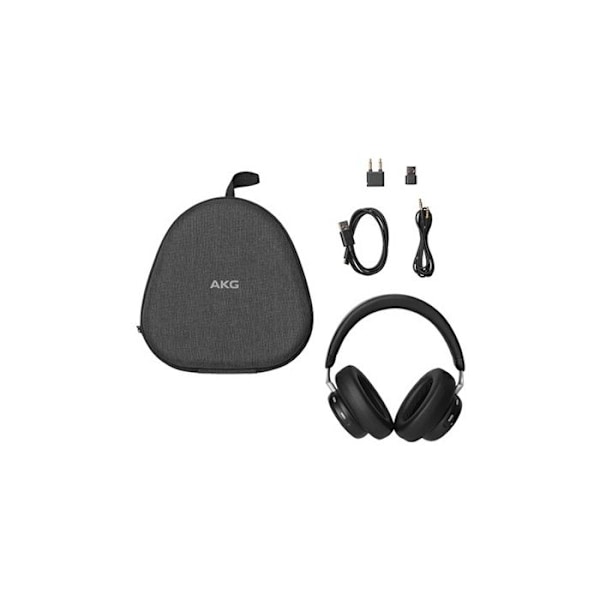 Över-ear hörlurar - AKG - N9 - Hi-Res ljud - Adaptiv brusreducering - 100h batteritid Svart