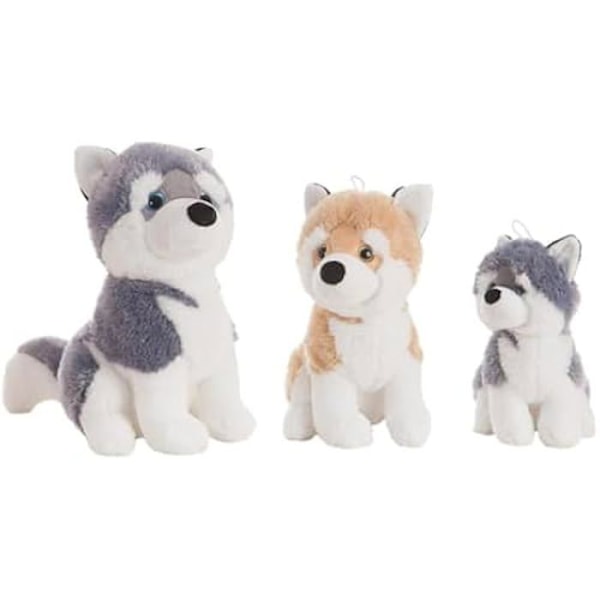 Legetøj - Creaciones Llopis - Husky Sultan 22 cm - Grå/brun - Barn - Blandet Grå/brun