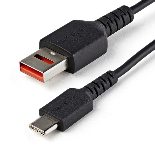 Startech USBSCHAC1M USB A - USB C -kaapeli Musta - - - Startech
