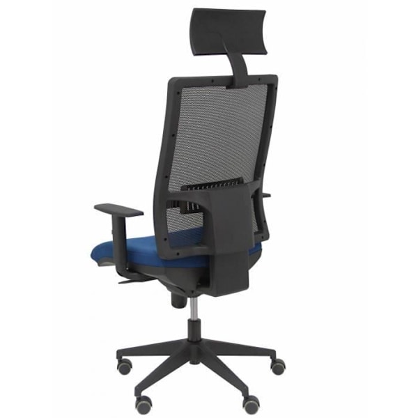 PIQUERAS Y CRESPO ergonomisk kontorstol - Horna model - Marineblå BALI stof - Nakkestøtte inkluderet