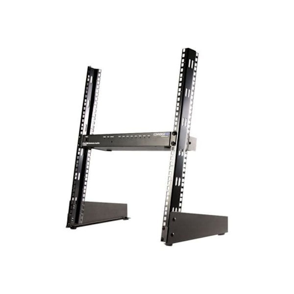 Open Frame Desktop Rack 12 U 19" - STARTECH - RK12OD - Stål - Svart - 50 kg Max vikt