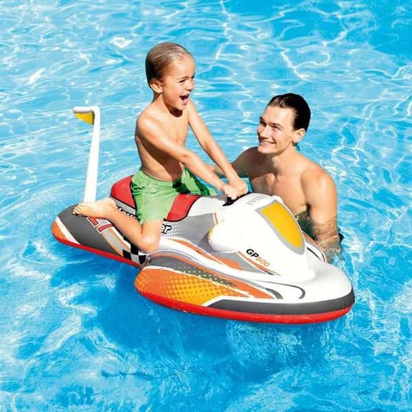 Rider float - Intex - 92544 - Multicolor - Vinyl - 117x77 cm mångfärgad