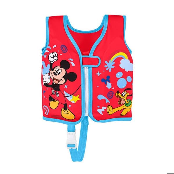 Bestway Mickey Mouse Uppblåsbar Poolväst Röd Röd