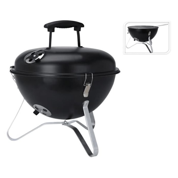 ProGarden Kuglegrill 37 cm sort 445907