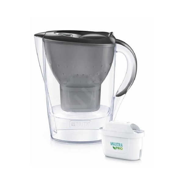 Brita Carafes Marella Cool Memo suodatinkannu, tilavuus 2,4 l, 3x MX PRO suodatin, grafiitti 1052796