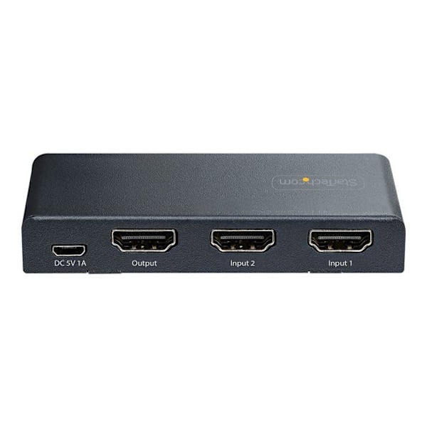 HDMI-kytkin - STARTECH - 2 porttia - 8K 60Hz - HDR10+ - Virtalähde