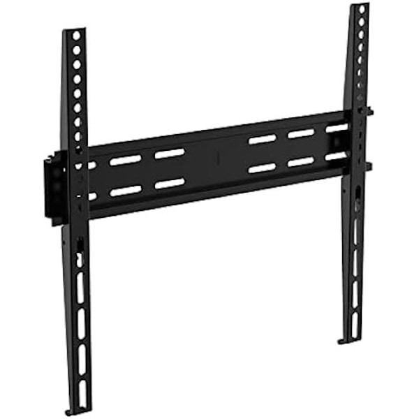 DCU Teknologic | Fast vägg TV-enhet | TV-stöd för skärmar | 32''-55'' VESA Max. 400x400mm | Max lastvikt 55 kg Svart