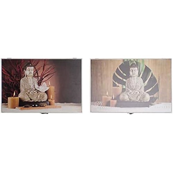 Låg - DKD HOME DECOR - Flerfarvet - MDF træ - 46,5 x 31,5 x 6 cm - Til børn mångfärgad