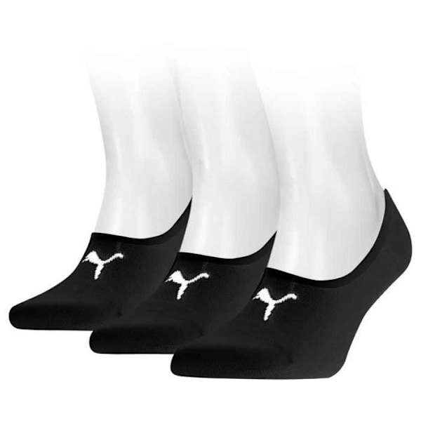 Miesten vaatteet Sukat Puma Alusvaatteet Footie 3 Pack Svart 39